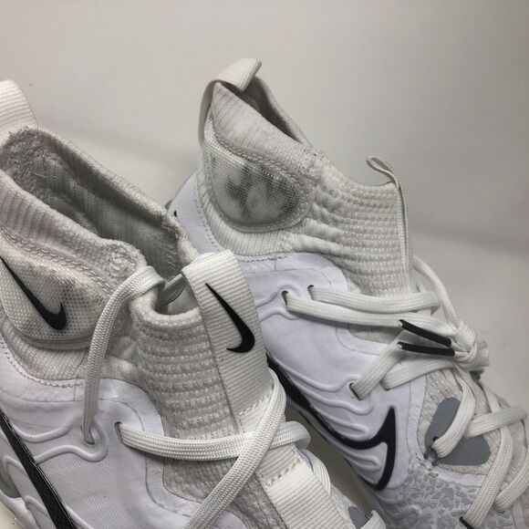 Nike Alpha Huarache NXT Metal Baseball Cleats White DJ6517-100 Mens Size 8 - Picture 3 of 11